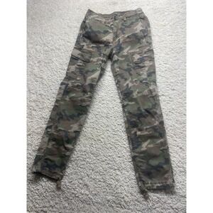 American Eagle FLEX Men's  30x34 Green Camo Cargo Pants Adjustable Legs EUC